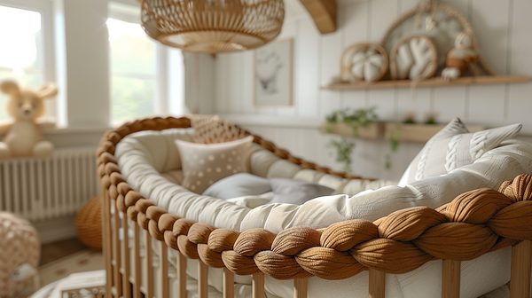Tour de lit tressé pour bébé : à quoi sert cet accessoire ?
